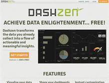 Tablet Screenshot of dashzen.com